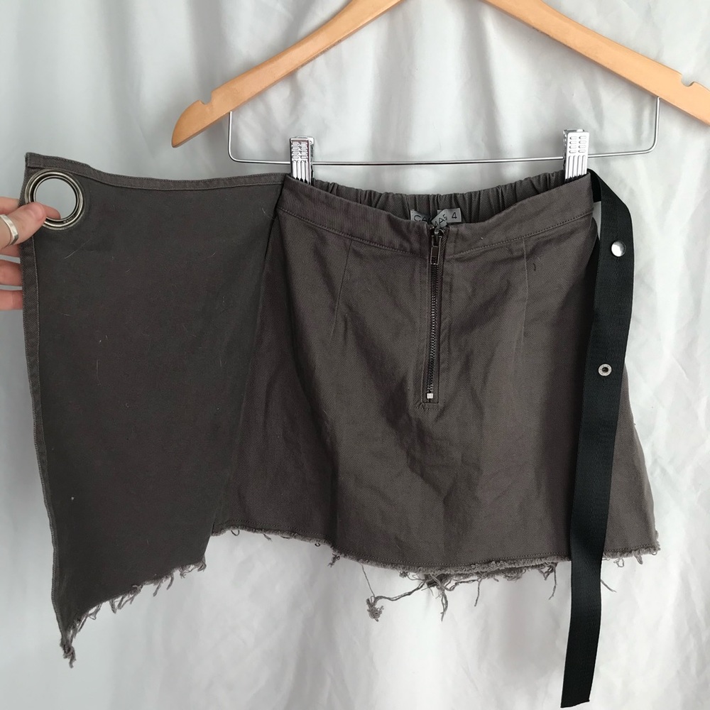 Asymmetrical Wrap Skirt - Picture 2 of 5